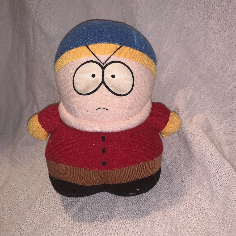 Rare Vintage 1998 Eric Cartman South Park Plush Soft Toy Comedy Central‎ - 7" P3